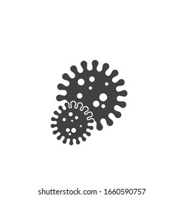 plantilla de diseño de ilustraciones vectoriales de virus y bacterias