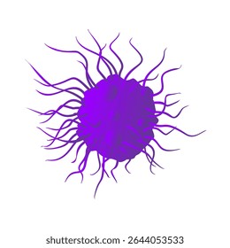 Virus and Bacteria icon,vector illustration