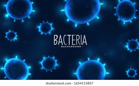 Hintergrund-Design von Viren oder Bakterien-Infektionszellen