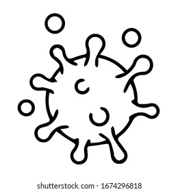 virus, bacteria, infection icon vectors.