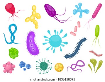 Virus bacteria vector design illustration isolated on white background