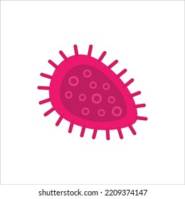 Virus Bacteria vector illustration icon