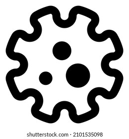 Virus being the host of the bacteria layout
