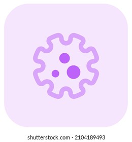 El virus es el host de la distribución de bacterias