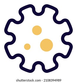 El virus es el host de la distribución de bacterias