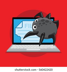 virus broke file system threat
