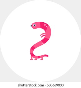 Virus Cartoon Character Icon 1