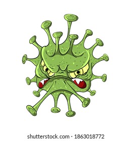 COVID- 19 Illustration zur Korona-Krankheit