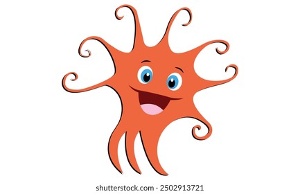 Virus Character Sticker Bundle, Virus Bacteria Sticker cartoon set.