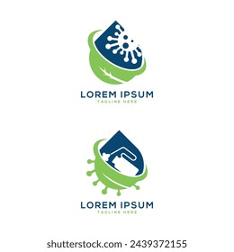 Virus Clean Virus Protection Logo design vector template