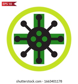 Virus. Virus informático, bacterias alérgicas, atención médica, concepto de microbiología. Gérmenes patógenos, microvirología infecciosa.