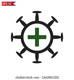 Virus. Virus informático, bacterias alérgicas, atención médica, concepto de microbiología. Gérmenes patógenos, microvirología infecciosa.