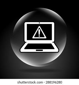 virus computer design, vector illustration eps10 graphic 