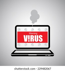 virus computer icon
