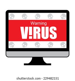 virus computer icon