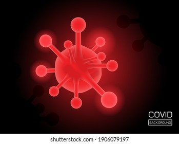 virus corona 19 background vector 