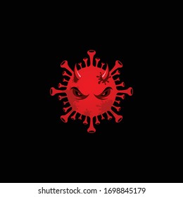 Virus Corona Covid19 Illustration Log Concept