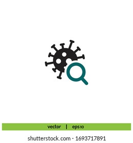 virus corona icon design element vector eps 10