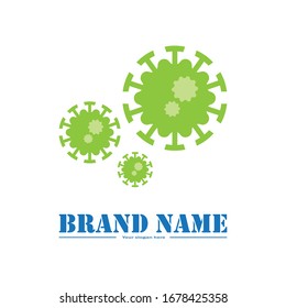 Virus Corona Logo Medical Design