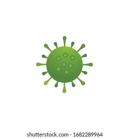 Vektorgrafik-Vektorgrafik des Virus Corona