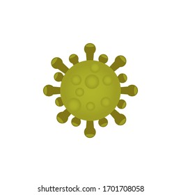 Virus corona vector illustration icon template design