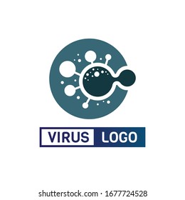 virus corona virus vector and mask design logo viral vector and design icon symbol