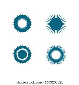 virus, corona virus vector and mask design logo icon