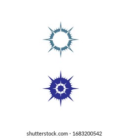 virus, corona virus vector and mask design logo icon
