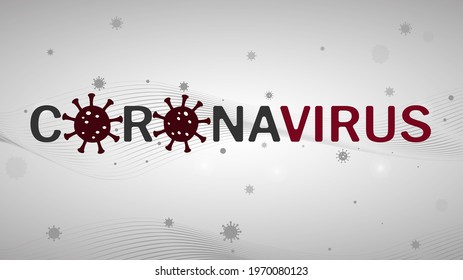 Virus Corona vectors. Corona Virus in Wuhan. Blue Background. Vector Illustration