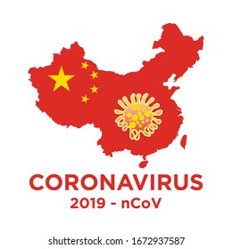 Virus Corona vectors. Corona Virus in Wuhan.corona virus infection.White Background. Vector Illustration.