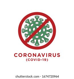 Virus Corona vectors. Corona Virus in Wuhan.corona virus infection.White Background. Vector Illustration.