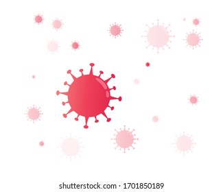 Virus, Coronavirus 2019 vectors. Icons & background.