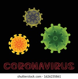 Virus Coronavirus 3d Vector Illustration