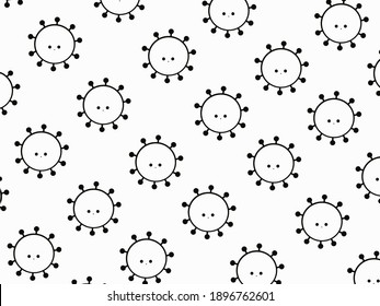 virus coronavirus graphic background design