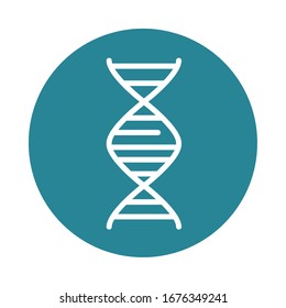 19 estructura pandémica molécula ciencia vectorial ilustración de bloque estilo línea icono