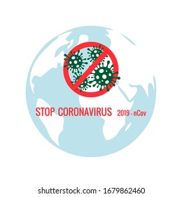 Virus Covid 19-NCP. Novel Coronavirus (2019-nCoV). Stop coronavirus pandemic.