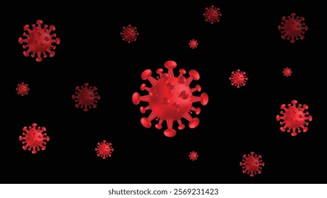 Virus covid-19 coronavirus outbreal infection background concept