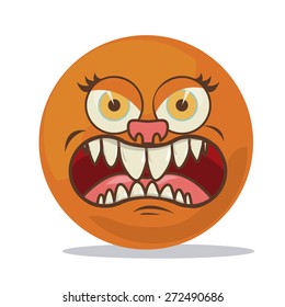Virus design over white background, vector illustration