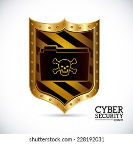 Virus design over white background,vector illustration