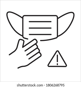Virus Disease Prevention Related Icons Set