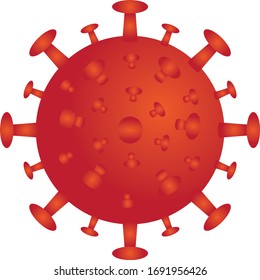 Virus, element design, virus vector icon symbol