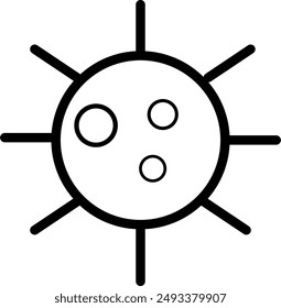 Virus Element Vector Illustration  Corona