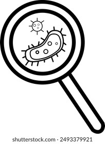 Virus Element Vector Illustration  Corona