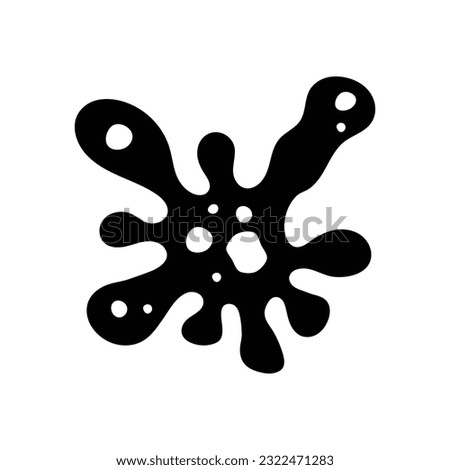 Virus, germ and bacteria, microorganism type and super bug icon.