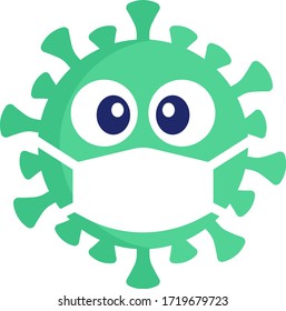 Virus Germ Fun Mask Corona