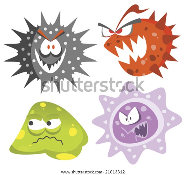 Virus Germs Stock Vector (Royalty Free) 21013312 | Shutterstock