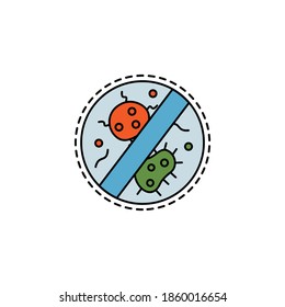virus germs medicine line icon. element of bacterium virus illustration icons. signs symbols can be used for web logo mobile app UI UX