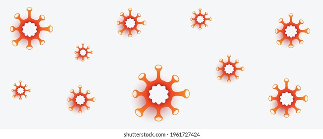 virus graphic background, corona virus Vector Illustration.