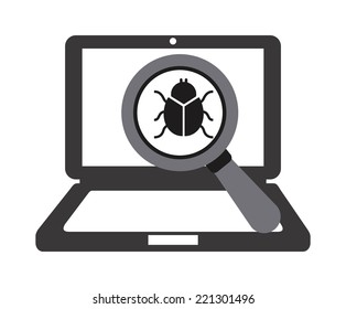virus graphic design , vector illustration