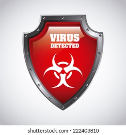 virus graphic design , vector illustration